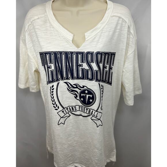 NFL Team Apparel Tennessee Titans Football Graphic Tee - Women's Size Small - Picture 2 of 14
